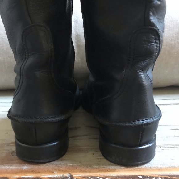 Madewell English Saddle Archive Leather Boots - Picture 6 of 8